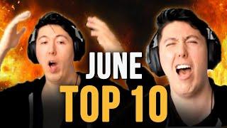 Eric RAGES and throws his phone, Aman can't watch low elo BLUNDERS | Top 10 Best Moments June 2020