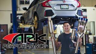 BEST HONDA CIVIC 10TH GEN EXHAUST EVER | ARK PERFORMANCE DT-S INSTALL + GREDDY DD-R COMPARISSON!