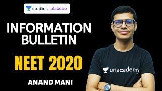 Information Bulletin | NEET 2020 | Important Updates | Dr. Anand Mani