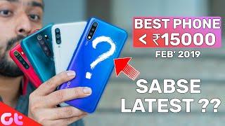 TOP 5 BEST PHONES UNDER 15000 In FEB 2020 | Sabse Latest Kaunsa? | GT Hindi