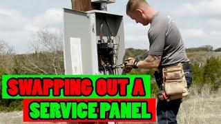 Emergency Service Call in BFE - QUICK ELECTRICAL SERVICE PANEL SWAP