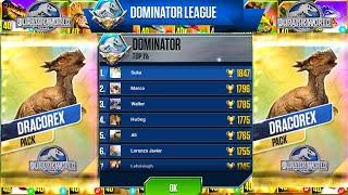DOMINATE THE TOP 1 ALL DINOSAURS AND THE END - JURASSIC WORLD THE GAME