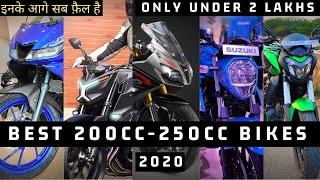 Top 6 Best Bikes Under 2 Lakh In India 2020 || Price || Best 200cc To 250cc Bikes in India 2020 ?