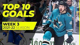 Top 10 Goals from Week 3 of the 2021-22 NHL Season