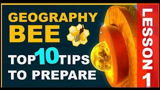 TOP 10 TIPS to Prepare for the GEO Bee - Geography Bee Lesson 1