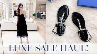 NEW SEASON LUXURY HAUL - ALL ON SALE! LOUBOUTIN, ZIMMERMANN, STUART WEITZMAN ETC.