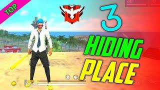 Free Fire Top 3 Hiding Place In Bermuda Map 