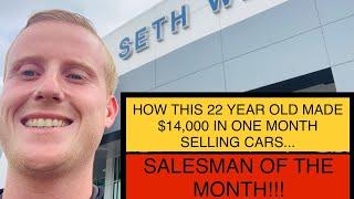 Car Sales Training: LEARN THE STRATEGY THIS 22 YEAR OLD USED TO MAKE $14,000 LAST MONTH!