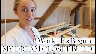 WORK HAS BEGUN ON MY DREAM CLOSET! & Summer Dress Try On // Fashion Mumblr Vlogs