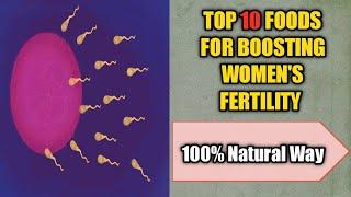 TOP 10 Fertility Boosting Foods For Women's #fertility foods