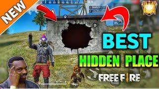 PEAK HIDDEN PLACE IN FREE FIRE ! TOP 10 HINDI PLEASE IN BERMUDA MAP ! RANK PUSH TIPS ! COBRA GAMER