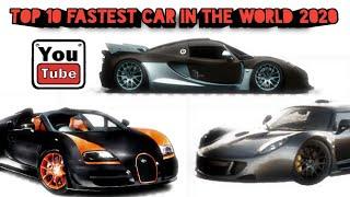 Top 10 Fastest Car in the world 2020