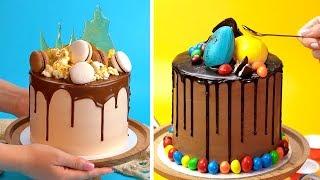Top 10 Easy Chocolate Cake Decorating Ideas | Most Satisfying Chocolate Cake Decorating Tutorials