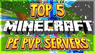 TOP 5 PVP SERVERS MCPE 1.14+ 2020 [HD] (New Big Minecraft Servers)