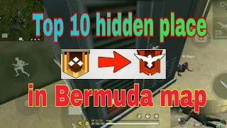 সবচেয়ে সেরা নতুন ১০টি লুকানোর জায়গা || Top 10 Hidden place in Bermuda map for Heroic rank push.