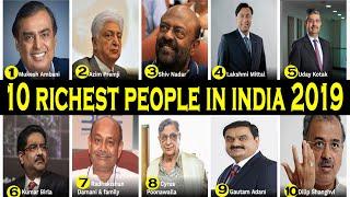 Top 10 Richest people in the India 2019 | Net Worth and lifestyle