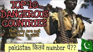 दुनिया के 10 सबसे खतरनाक देश| 10 countries you are not allowed to visit