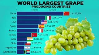 Top 10 World Largest Grapes Producing Countries || Grapes Prodution in the World