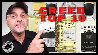 TOP 10 CREED FRAGRANCES | MY FAVORITE CREED FRAGRANCES RANKED