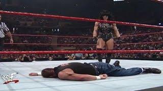 Chyna vs British Bulldog (Man vs Woman Match) 10/4/99 WWE RAW