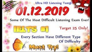 IELTS LISTENING PRACTICE TEST 2019 WITH ANSWERS | 01.12.2019