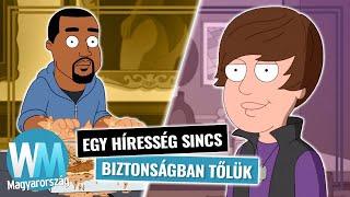 Top 10 híresség, akit a Family Guy gyakran kiparodizál