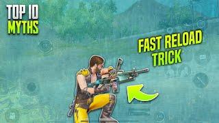 Fast Reload Trick • Top 10 Mythbusters • Pubg Myths #9