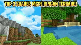 Top 3 Shader Terbaik Di Mcpe | Shader Low End | Mcpe 1.16