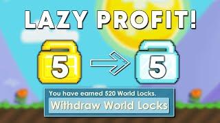 LAZY PROFIT METHOD TO GET RICH! How to get rich in Growtopia! (EASY PROFIT)