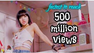 Top 10 fastest K-pop group mv's to reach 500 million views