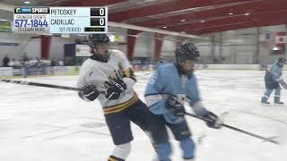 High School Hockey- Cadillac VS Petoskey- 01-10-20: 1ST Period