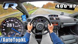 400HP VW GOLF 5 R20 TOP SPEED on AUTOBAHN NO SPEED LIMIT by AutoTopNL