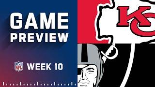 Kansas City Chiefs vs. Las Vegas Raiders | Week 10 NFL Game Preview