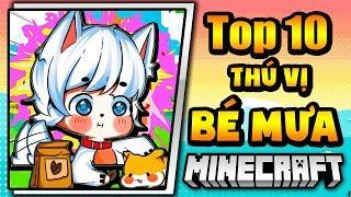 MRVIT - TOP 10 THÚ VỊ VỀ BÉ MƯA TRONG MINI WORLD !!! (TOP 10 MRVIT #13)