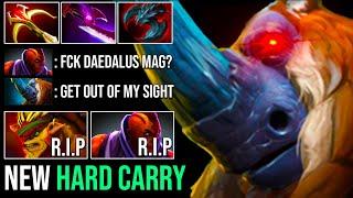 New Scary Hard Carry Delete Anti Mage & BB Like Paper With Daedalus Crit 7.23 Dota 2