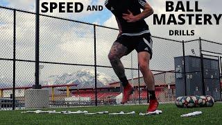10 Best BALL MASTERY Drills For Footballers | HOW To Improve SPEED And AGILITY AT HOME