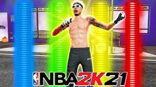 ONLY PERSON WITH THIS POINT FORWARD IN THE WORLD ON NBA 2K21 | SHARPSHOOTING POINT FORWARD BUILD