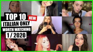 ASMR / ITALIAN LANGUAGE ONLY (Whispering, Mouth Sounds, Examinations)/ TOP 10 / 1/2020 / ASMR Charts