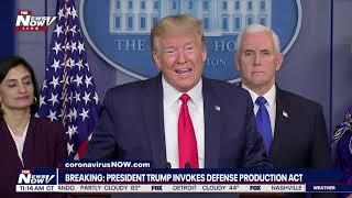 FULL STOP: President Donald Trump Invokes National Defense Production Act