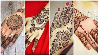 Beautiful & Stylish Back Hand Mehndi Designs 2020 - Arabic Simple Gol Tikka Mehndi Designs 2020