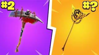 Top 10 Most RAREST Pickaxes In Fortnite! Chapter 2 Season 3