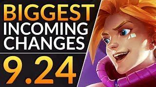 BIGGEST Changes of 9.24 - BUFFS, NERFS and REWORKS - Best Meta Tips | LoL Patch 9.24 Guide