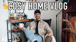 WEEKEND VLOG | COSY AT HOME DAY ORGANISING OUR LIVING ROOM | AD