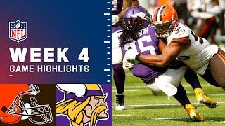Browns vs. Vikings Week 4 Highlights | NFL 2021