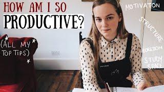 how am I always so productive? (Ultimate Productivity Guide during lockdown) || Ruby Granger