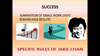 Success secrets of jakie chan  SPECIFIC PLAN   tamil  top 10 rules