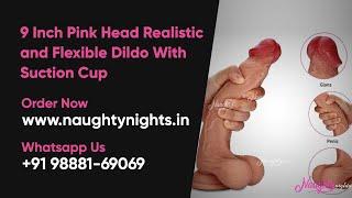 9 Inch Pink Head Best Sex Toys In India | top 10 sex toys Vibrators in India| Adult Toys Store