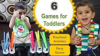 6 Indoor Games | games for kids | games for toddlers at home | Preschool Kids | children games