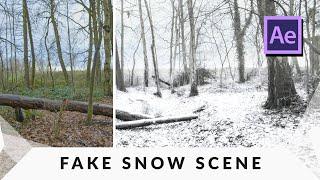 Make a SUPER REALISTIC Snow Scene in After Effects Tutorial