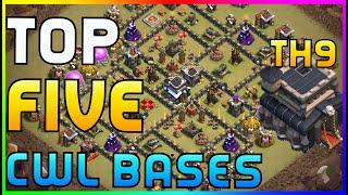 NEW BEST TOWN HALL 9 WAR BASES - WITH BASE LINKS - TOP 5 BEST CWL / WAR BASES FOR TH9 IN 2020